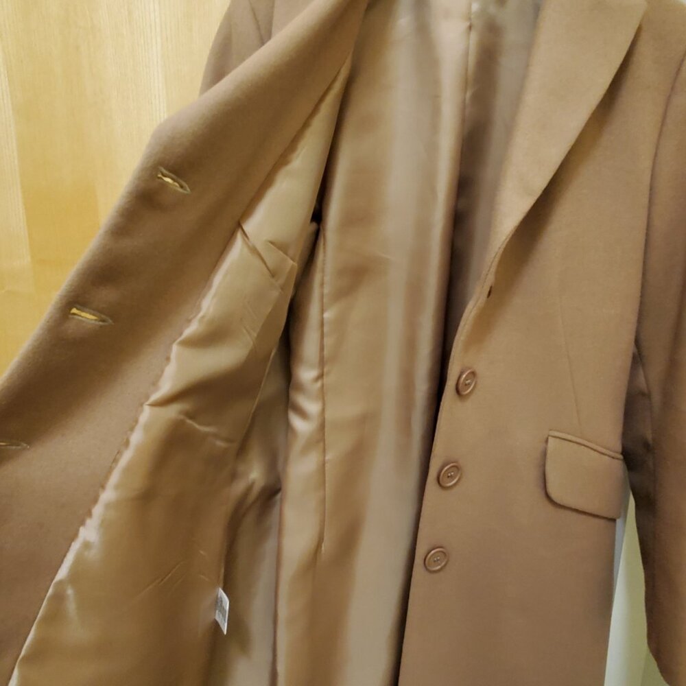 Classic camel coat - Picture 2 of 5